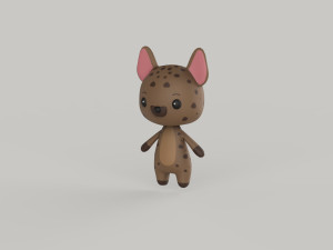 Character Animal Cartoon Pack v002 3D Model