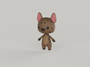 Character Animal Cartoon Pack v002 3D Model