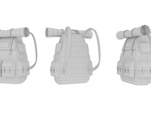 Explorer Mountain Climber Character Model 3D