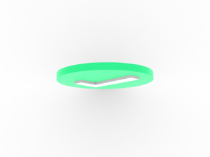 Check Mark icon v002 Modelo 3D