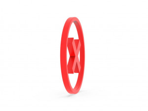 Cross Mark icon v001 Model 3D