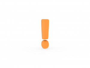 Exclamation Mark v001 3D Модель