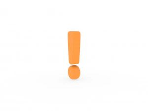 विस्मयादिबोधक चिह्न v001 3D मॉडल