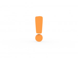 Exclamation Mark v001 3D Модель