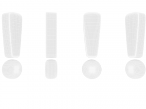 Exclamation Mark v001 3D Модель
