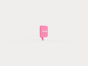 Chat Icon v01 Modelo 3D