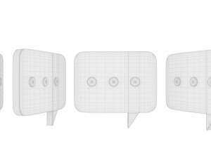 Chat Icon v01 Modelo 3D