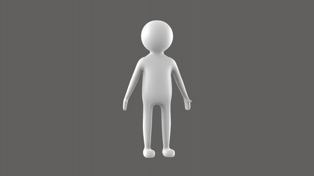Simple Stick v0004 3D Model .c4d .max .obj .3ds .fbx .stl .blend 