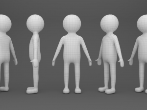 Simple Stick v0004 3D Model