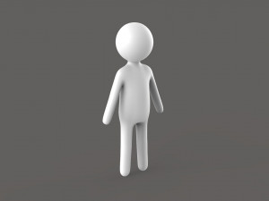 Simple Stick v0001 3D 모델
