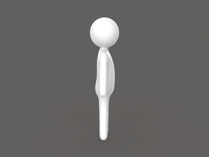 Simple Stick v0001 3D 모델
