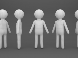 Simple Stick v0001 3D 모델