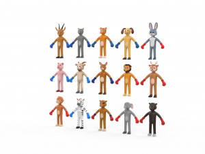 Animal Animated Pack 1 3Dモデル