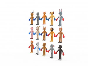 Animal Animated Pack 1 3D Model