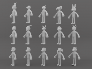 Animal Animated Pack 1 3Dモデル