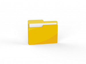 Folder icon v001 3Dモデル