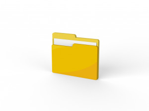 Folder icon v001 3D 모델