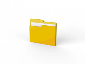 Klas&ouml;r simgesi v001 3D Model