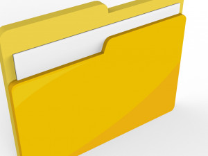 Folder icon v001 3D 모델