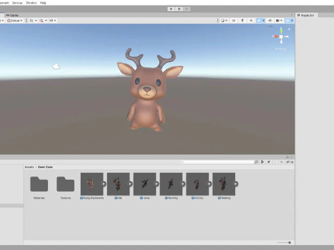 Little animal baby - Deer cute - Animated 3D Model