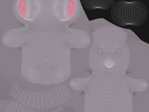 Little animal baby - Elephant cute - Animated 3D Model