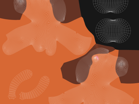 Малыш-животное - Лошадка милая - Анимированные 3D Модель