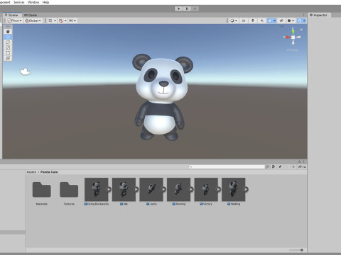 Little animal baby - Panda cute - Animated 3D Model