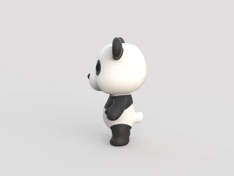 Little animal baby - Panda cute - Animated 3D Model