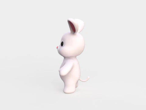 Little animal baby - Rabbit cute - Animated 3D Model