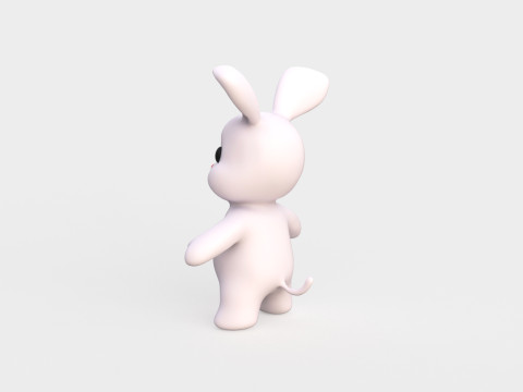 Little animal baby - Rabbit cute - Animated Modelo 3D