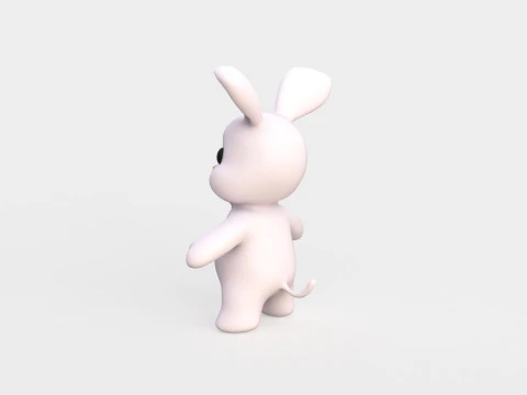 Little animal baby - Rabbit cute - Animated 3D Model