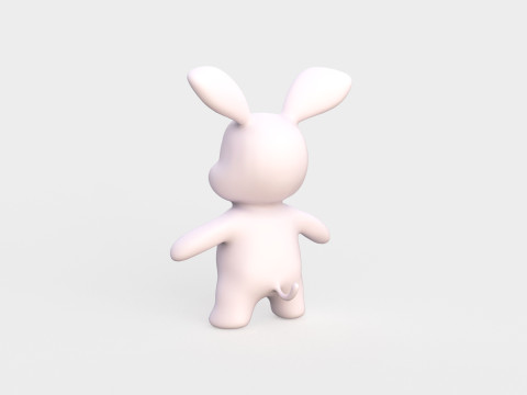 Little animal baby - Rabbit cute - Animated Modelo 3D