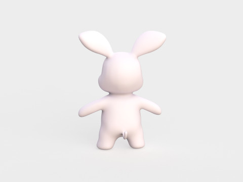 Little animal baby - Rabbit cute - Animated Modelo 3D