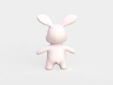 Little animal baby - Rabbit cute - Animated 3D Model