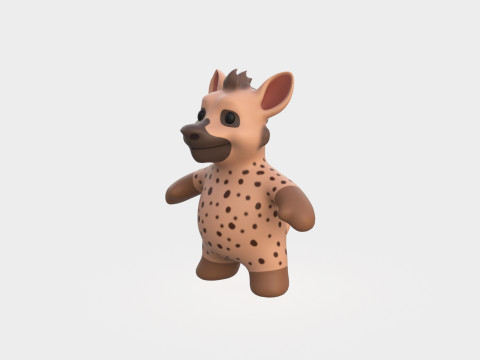 Little animal baby - Hyena cute - Animated 3D 모델