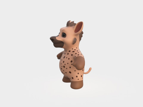Little animal baby - Hyena cute - Animated 3D 모델