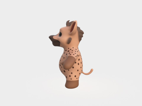 Little animal baby - Hyena cute - Animated 3D 모델
