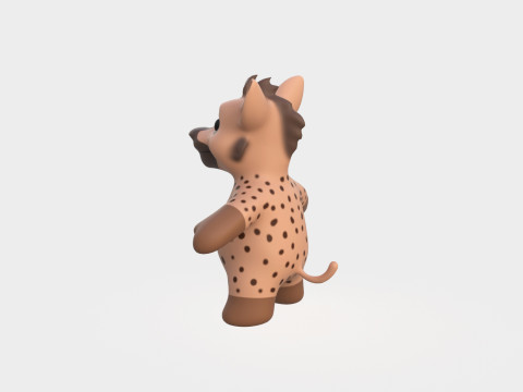 Little animal baby - Hyena cute - Animated 3D 모델