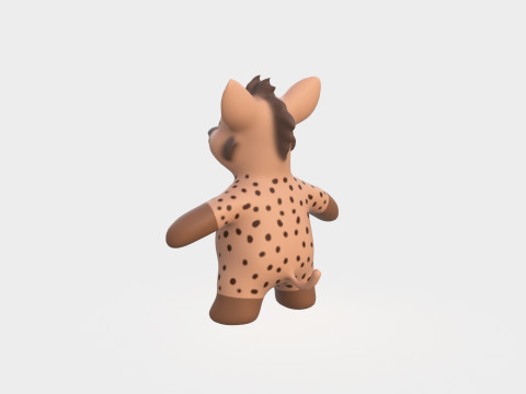 Little animal baby - Hyena cute - Animated 3D 모델