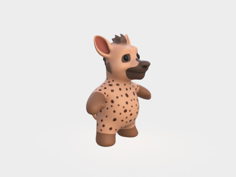 Little animal baby - Hyena cute - Animated 3D 모델