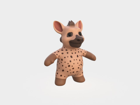 Little animal baby - Hyena cute - Animated 3D 모델