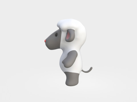 Little animal baby - Sheep cute - Animated Modelo 3D