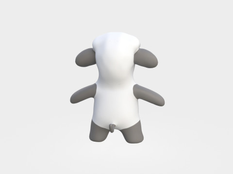 Little animal baby - Sheep cute - Animated Modelo 3D