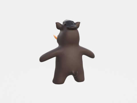 Little animal baby - Wild Boar cute - Animated 3D Model