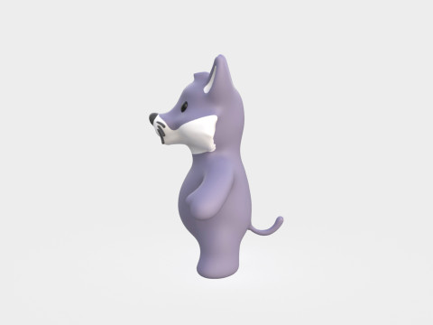 Little animal baby - Wolf cute - Animated 3D Model