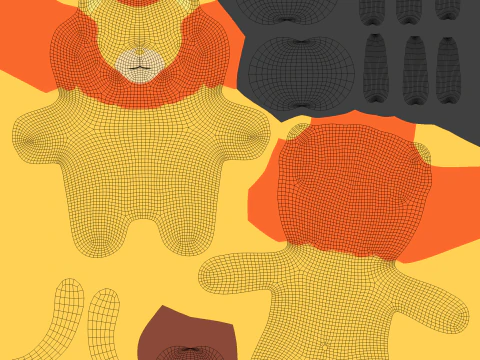 Little animal baby - Lion cute - Animated 3D Model