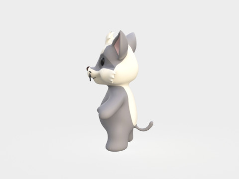 Little animal baby - Ratel cute - Animated 3D 모델