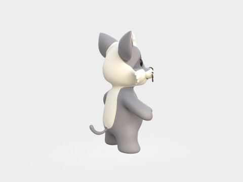 Little animal baby - Ratel cute - Animated 3D 모델