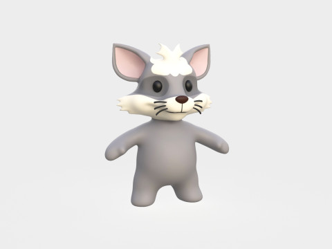 Little animal baby - Ratel cute - Animated 3D 모델