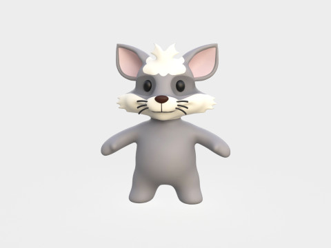 Little animal baby - Ratel cute - Animated 3D 모델